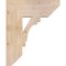 Ekena Millwork Merced Slat Smooth Bracket, Douglas Fir, 5 1/2"W x 18"D x 22"H BKT06X18X22MRC06SDF - alternate 4